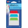 imageAvery MultiUse Ultra Tabs 2quot x 15quot Holographic Iridescent Designs 18 Repositionable Page Tabs 74145RedBlueGreen