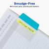 imageAvery MultiUse Ultra Tabs 2quot x 15quot Holographic Iridescent Designs 18 Repositionable Page Tabs 74145RedBlueGreen