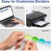 imageAvery Plastic 8Tab Binder Dividers with Pockets Style Edge Insertable Multicolor Tabs 1 Set 11293