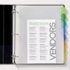 imageAvery Plastic 8Tab Binder Dividers with Pockets Style Edge Insertable Multicolor Tabs 1 Set 11293