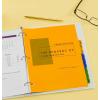 imageAvery PrePrinted JanDec Plastic Dividers for 3 Ring Binders 12Tab Set Multicolor 1 Set 11331Binder Divider