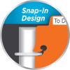 imageAvery Snapin Bookmark Plastic Dividers for 3 Ring Binders 5Tab Set Multicolor with White Labels 1 Set 249083 Packs