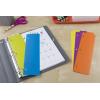 imageAvery Snapin Bookmark Plastic Dividers for 3 Ring Binders 5Tab Set Multicolor with White Labels 1 Set 249083 Packs