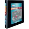 imageAvery Ultralast 3 Ring Binders 1 Inch Slant Rings Assorted 2 Black 2 Blue 1 Red 1 White 6 Binders 79728Black