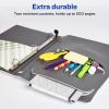 imageAvery Ultralast 3 Ring Binders 1 Inch Slant Rings Assorted 2 Black 2 Blue 1 Red 1 White 6 Binders 79728Blue
