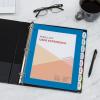 imageAvery Ultralast Big Tab Plastic Dividers 5 Tabs 1 Set Assorted Designs 24902Multicolor