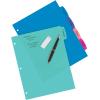 imageAvery Write ampamp Erase Dividers for 3 Ring Binders 8 Tabs per Set Multicolor Big Tabs Pastels Binder Dividers Great for Organizing Reports Projects and More 162715 tab