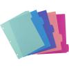 imageAvery Write ampamp Erase Dividers for 3 Ring Binders 8 Tabs per Set Multicolor Big Tabs Pastels Binder Dividers Great for Organizing Reports Projects and More 162715 tab