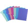 imageAvery Write ampamp Erase Dividers for 3 Ring Binders 8 Tabs per Set Multicolor Big Tabs Pastels Binder Dividers Great for Organizing Reports Projects and More 162718 tab