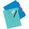 imageAvery Write ampamp Erase Dividers for 3 Ring Binders 8 Tabs per Set Multicolor Big Tabs Pastels Binder Dividers Great for Organizing Reports Projects and More 162718 tab