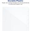 imageAvery Write ampamp Erase Pocket Plastic Dividers for 3 Ring Binders 8Tab Sets Multicolor Tabs Viewable Beyond Sheet Protectors 1 Set 16177Translucent White
