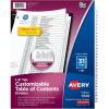 imageAvery 131 Dividers for 3 Ring Binders 31 Tabs per Set Customizable Table of Contents Classic White Tabs Great for Organizing Reports Projects and More 11128White