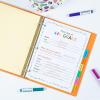 imageAvery 8Tab Binder Dividers for School Medical Office Supply or Home Organization Insertable Multicolor Big Tabs 6 Sets 1111148Pack