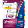 imageAvery Dividers for 3 Ring Binders 12 Tabs per Set Customizable Table of Contents Multicolor Arched Tabs Great for Organizing Reports Projects and More 118431 pack