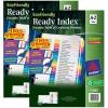 imageAvery EcoFriendly Ready Index AZ Dividers for 3 Ring Binders 26Tab Sets Multicolor 2 Binder Divider Sets 01739