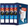 imageAvery Heavy Duty View 3 Ring Binder 15quot One Touch Slant Ring Holds 85quot x 11quot Paper 4 Navy Blue Binders 79871Blue
