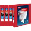 imageAvery HeavyDuty View 3 Ring Binders 3 Inch One Touch EZD Rings 670Sheet Capacity 35 Inch Wide Spine Customizable Clear Cover and Spine Green Binders 4Pack of 79109Red