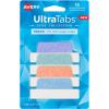 imageAvery Margin Ultra Tabs 25quot x 1quot Pastel Sparkle Shimmer Designs 16 Repositionable Page Tabs 74150Pastel Sparkle Shimmer
