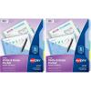 imageAvery Write ampamp Erase Pocket Plastic Dividers for 3 Ring Binders 5 Tab Set Works with Sheet Protectors Multicolor 1 Set 16176Pastel