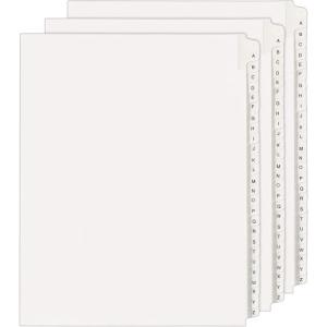 imageAvery Collated AZ Legal Exhibit Unpunched Dividers for Use with Any Binding System 26 Side Tab Dividers Per Set Helvetica Type 3 Sets 218743 Sets