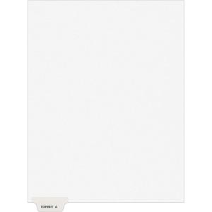 imageAvery Individual Legal Dividers Letter Size Exhibit A Pack of 25 11940