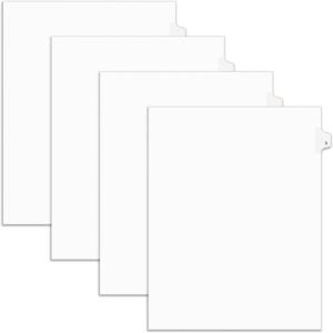 imageAvery Individual Legal Exhibit Dividers Avery Style 3 Side Tab 85 x 11 inches Pack of 25 119134 Packs
