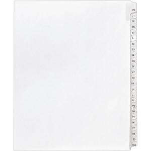 imageAvery Legal Dividers Allstate Collated Sets Letter Size Side Tab 76100 Tab Set 01704Dividers