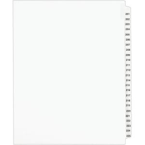 imageAvery Legal Dividers Standard Collated Sets Letter Size Side Tabs 201225 Tab Set 013381 Pack
