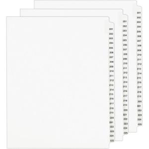 imageAvery Legal Dividers Standard Collated Sets Letter Size Side Tabs 201225 Tab Set 013383 Packs