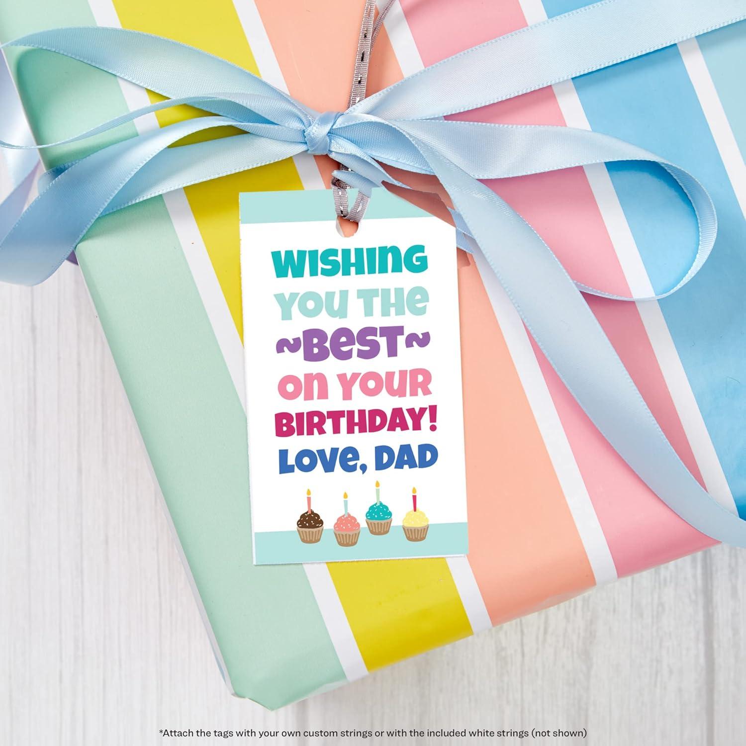 imageAvery Tags with Metallic Gold Borders and Strings 2quot x 35quot 40 Total LaserInkjet Printable Tags 3326Matte White