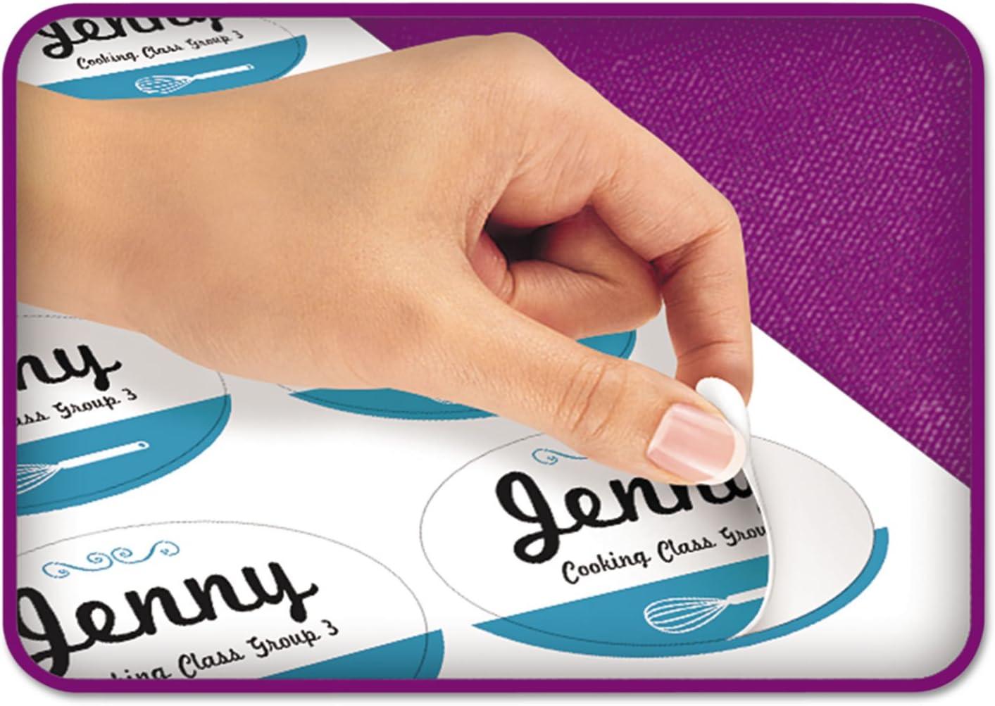 imageAvery White Adhesive Oval Name Badges 2 x 314 Pack of 160 5326
