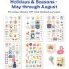 imageAvery  Amy Tangerine Designer Collection Planner Stickers 20 Sticker Sheets 744 Total Weekly Monthly and Daily Accessories for Journals and Calendars 6782Translucent