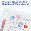 imageAvery  Amy Tangerine Designer Collection Planner Stickers 20 Sticker Sheets 744 Total Weekly Monthly and Daily Accessories for Journals and Calendars 6782Translucent