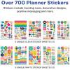 imageAvery  Amy Tangerine Designer Collection Planner Stickers 20 Sticker Sheets 744 Total Weekly Monthly and Daily Accessories for Journals and Calendars 6782Assorted