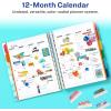 imageAvery  Amy Tangerine Designer Collection Planner Undated 12Month Planner with Stickers 825quot x 975quot Rainbow Paint Design 29880Rainbow Paint