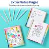 imageAvery  Amy Tangerine Designer Collection Planner Undated 12Month Planner with Stickers 825quot x 975quot Rainbow Paint Design 29880Rainbow Paint