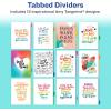 imageAvery  Amy Tangerine Designer Collection Planner Undated 12Month Planner with Stickers 825quot x 975quot Rainbow Paint Design 29880Rainbow Paint