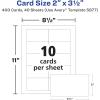 imageAvery Clean Edge Printable Business Cards with Sure Feed Technology 2quot x 35quot White 1000 Blank Cards for Laser Printers 5874Clean Edge