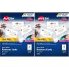 imageAvery Clean Edge Printable Business Cards with Sure Feed Technology 2quot x 35quot White 1000 Blank Cards for Laser Printers 5874Clean Edge