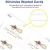 imageAvery Clean Edge Printable Business Cards with Sure Feed Technology 2quot x 35quot White 1000 Blank Cards for Laser Printers 5874Clean Edge