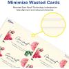 imageAvery Clean Edge Printable Business Cards with Sure Feed Technology 2quot x 35quot White Linen Textured 200 Blank Cards for Inkjet Printers 08873Ivory