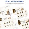 imageAvery Clean Edge Printable Business Cards with Sure Feed Technology Rounded Corners 2quot x 35quot White 160 Blank Cards for Inkjet Printers 88220One Size