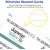 imageAvery Clean Edge Printable Business Cards with Sure Feed Technology Rounded Corners 2quot x 35quot White 160 Blank Cards for Inkjet Printers 88220One Size