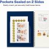 imageAvery Corner Pockets 6quot x 6quot Translucent Files for Planners and Notebooks Adhesive 2 Total 73715