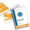 imageAvery Customizable Name Badges 6quot x 425quot LaserInkjet Printable Inserts Including Tickets 25 Vertical Name Tag Holders Includes Lanyards 8520100 Pack of 5