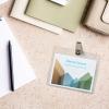 imageAvery Customizable Name Badges Clip Style 3quot x 4quot Clear Name Tag Holders White LaserInkjet Printable Inserts 100 Total 745413 x 4 Pack of 5