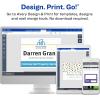 imageAvery Customizable Name Badges Magnet Style 3quot x 4quot Clear Name Tag Holders White LaserInkjet Printable Inserts 24 Total 8780White