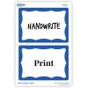 imageAvery Customizable Name Tags 213quot x 338quot White with Blue Border 6 Packs of 100 600 Removable Name Badges Total 44144Blue Border