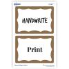 imageAvery Customizable Name Tags 213quot x 338quot White with Blue Border 6 Packs of 100 600 Removable Name Badges Total 44144Gold