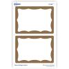 imageAvery Customizable Name Tags 213quot x 338quot White with Blue Border 6 Packs of 100 600 Removable Name Badges Total 44144Gold